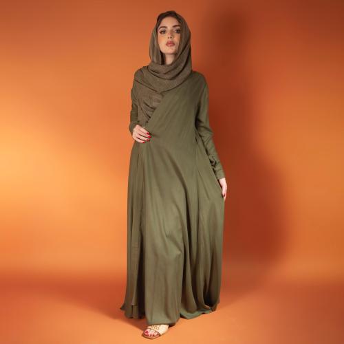 عباية إيكوفيرو مع وشاح رواس