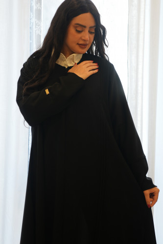 Nawaem abaya with zipper