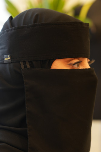 Face veil tie