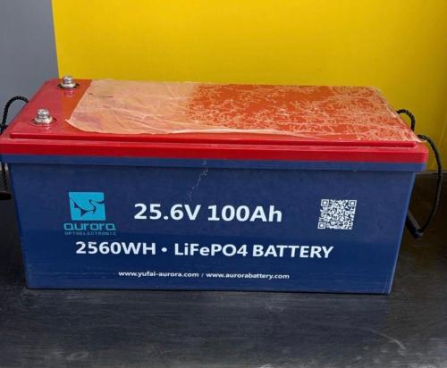 100A بطارية Aurora 24V ليثيوم LiFePO4