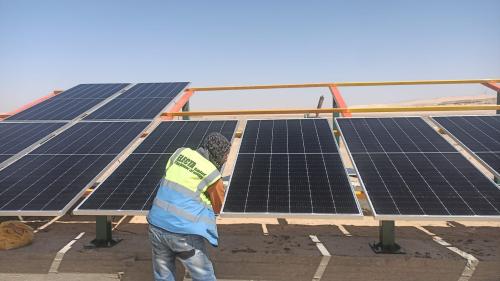 محطة طاقة شمسية اون جريد 20 كيلو خلايا