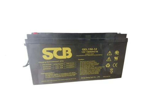 بطارية جل SCB طاقة جافة 150 امبير 12 فولت