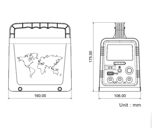 منظومة طاقة شمسية كاملة (نور الراعي ميني) ليثيوم