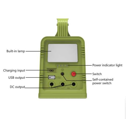 منظومة طاقة شمسية كاملة (نور الراعي ميني) ليثيوم