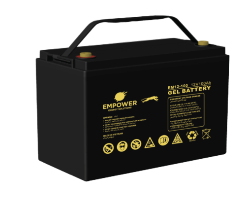 بطارية فيتنامي جل شحن عميق 100 امبير 12 فولت