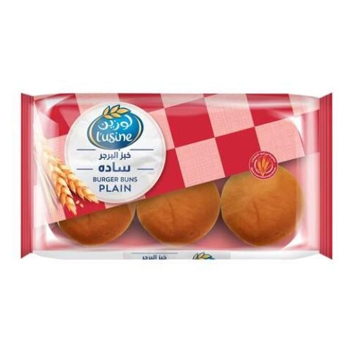 خبز البرجر لوزين سادة