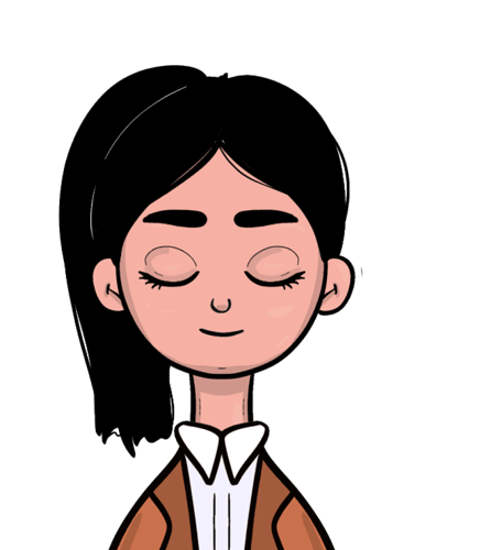 كوب شخصية امرأة أعمال \ ريادية \ محللة