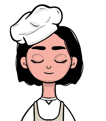 كوب شخصية الشيف انثى