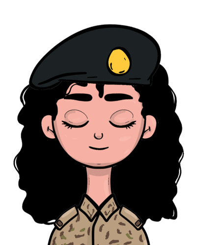 كوب شخصية العسكرية