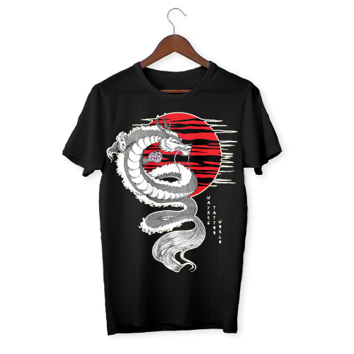 تصميم ياباني تنين - Japan