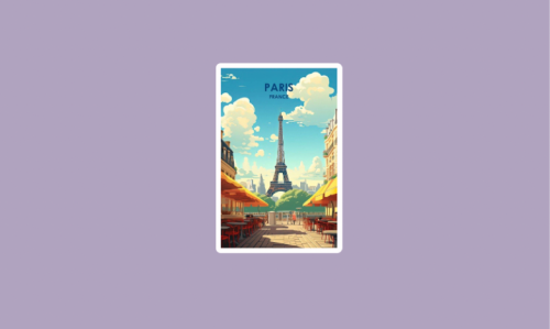 ملصق باريس