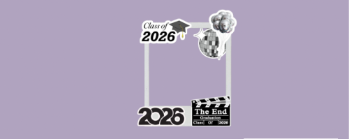 ملصق الاطار للخريجين