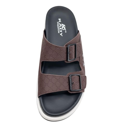 حذاء رجالي طبي بني غامق