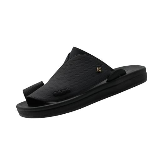 Men's Eastern-style orthopedic shoes, black