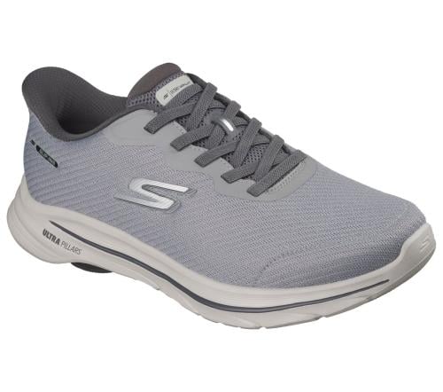 Skechers Go Walk 8 Men's Comfortable Slip-On Shoes - Grey