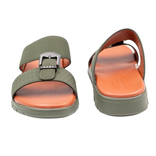 حذاء رجالي خليجي طبي زيتي