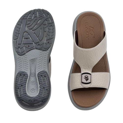 حذاء رجالي خليجي طبي رصاصي فاتح