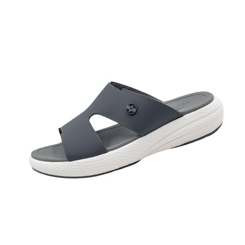 حذاء رجالي خليجي طبي رصاصي غامق