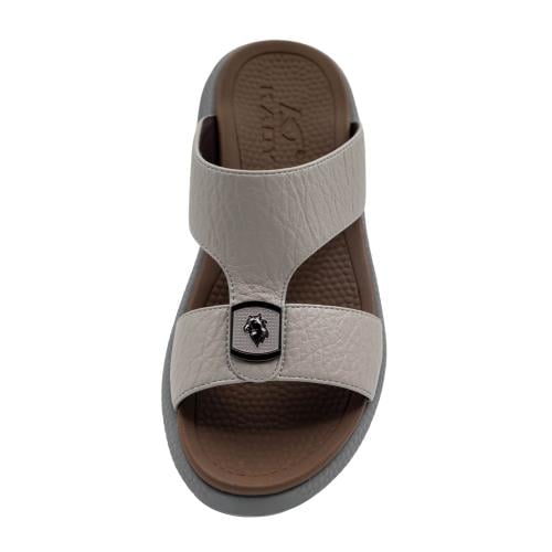 حذاء رجالي خليجي طبي رصاصي فاتح