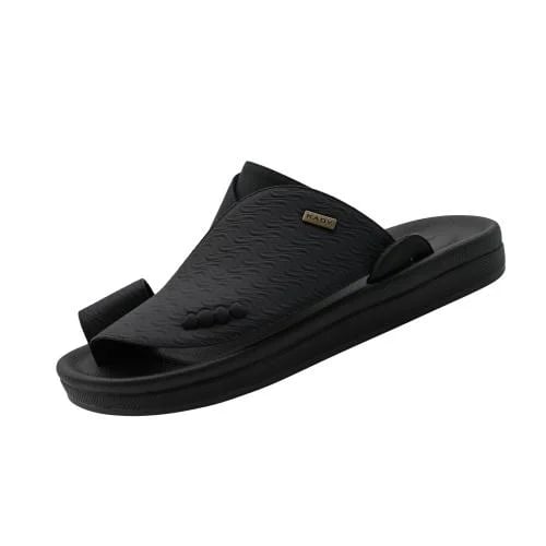 Men's Eastern-style orthopedic shoes, black