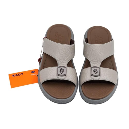 حذاء رجالي خليجي طبي رصاصي فاتح