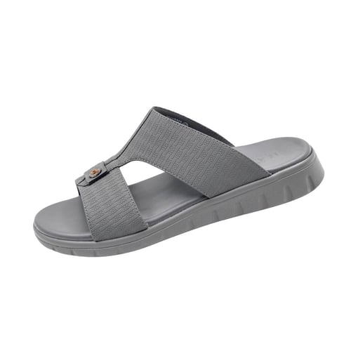 حذاء رجالي خليجي طبي رصاصي