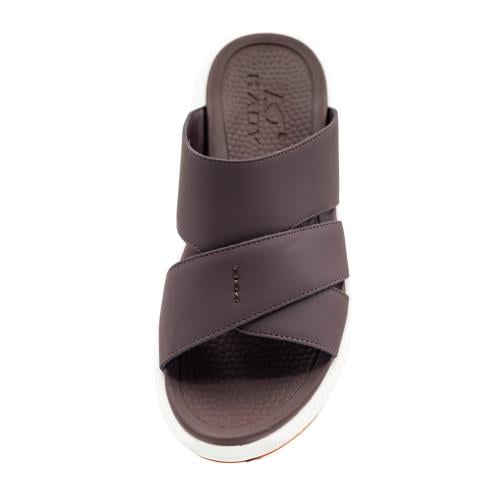 حذاء رجالي خليجي طبي بني غامق