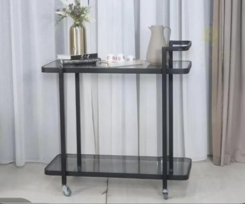 عربة تقديم اسود