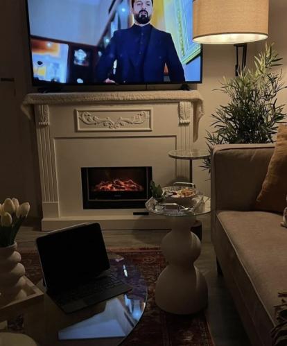 جهاز تدفئة مع ديكور