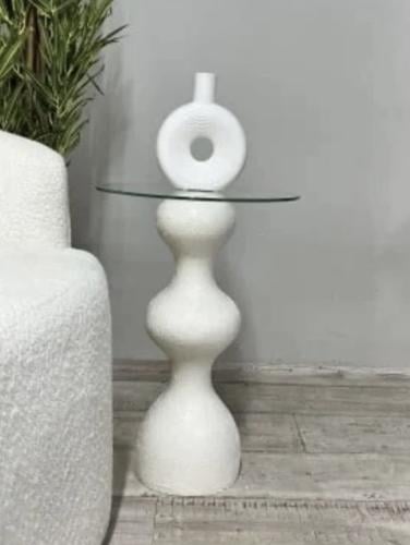 طاولة خدمه اللون بيج