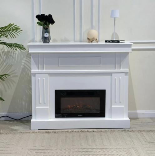 مدفئة مع الديكور