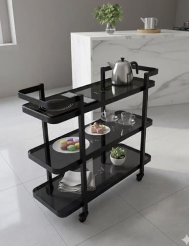 عربة ضيافة مع سخان كهربائي