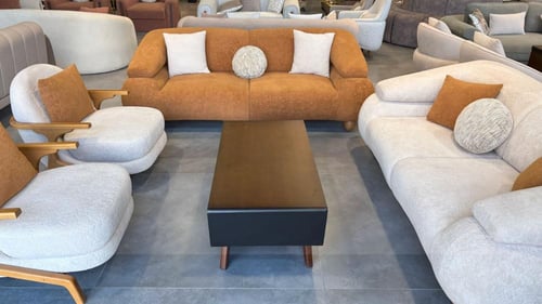 طقم كنب قماشي