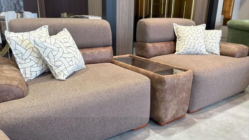 طقم كنب قماش | جلد