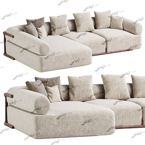 كنب زاوية قماشي