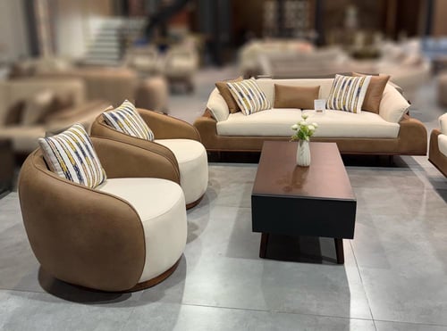 طقم كنب قماشي 8 مقاعد