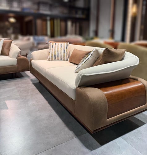 طقم كنب قماشي 8 مقاعد