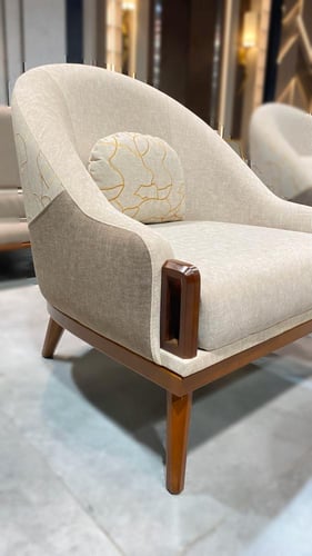 طقم كنب قماشي 6 مقاعد