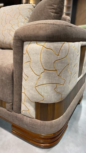 طقم كنب قماشي 6 مقاعد