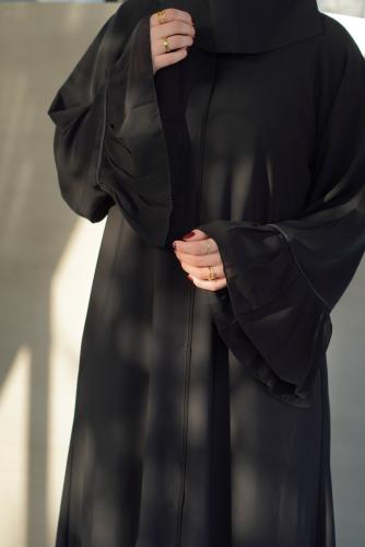عباية سادة كريب ملكي