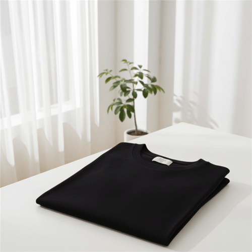 فنيله اسكيمو قطن رجالي نص كم دائري