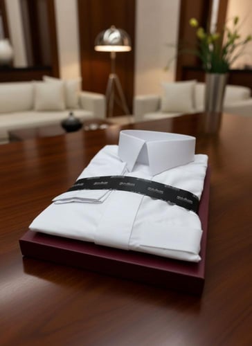 ثوب كشخه رجالي سحاب قلاب-كبك ابيض