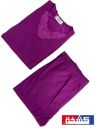 بجامة إسكيمو بناتي قطن مطرز (9-16 سنوات)