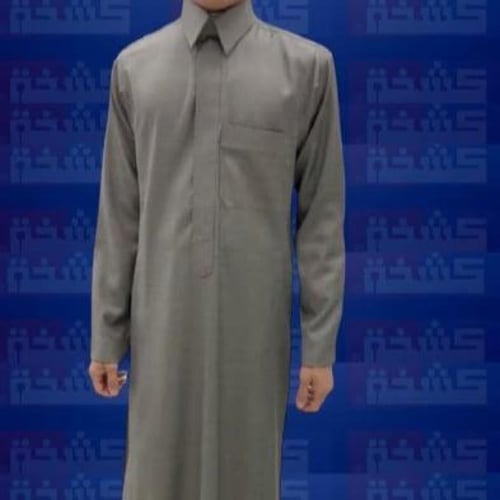 ثوب كشخة رجالي شتوي سحاب قلاب -سادة 2XL/3XL