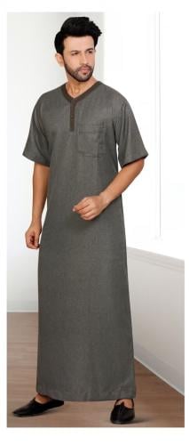 ثوب نوم فينوس دائري زرار ملون رجالي