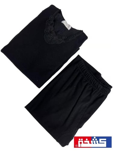 بجامة إسكيمو بناتي قطن مطرز (9-16 سنوات)