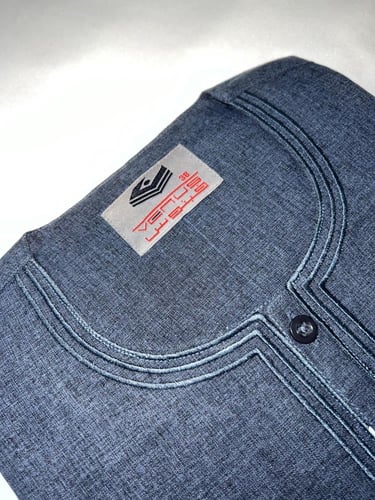 ثوب نوم فينوس دائري زرار مطرز كتان شبابي