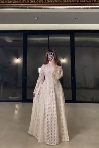 فستان تنتيل مزخرف