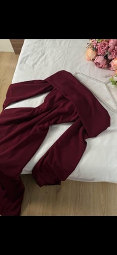 فستان كريب عودي