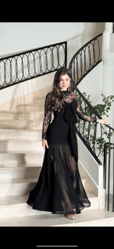 فستان سهرة اسود